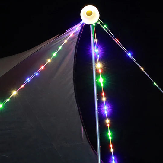 GlowTrail – Waterproof Stowable String Light for Outdoor Use
