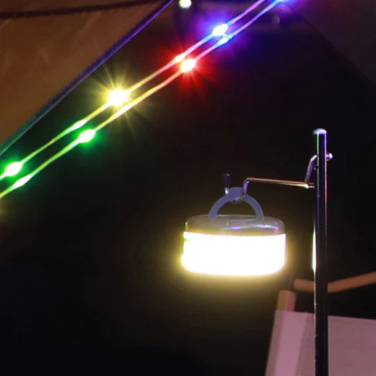 GlowTrail – Waterproof Stowable String Light for Outdoor Use