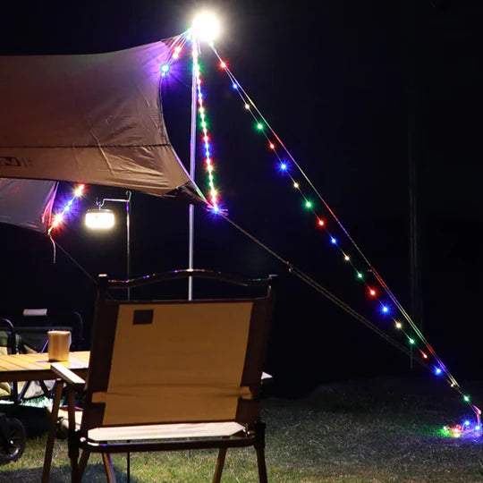 GlowTrail – Waterproof Stowable String Light for Outdoor Use