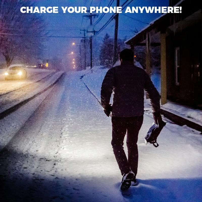 PowerLite – Bright LED Flashlight with Power Bank