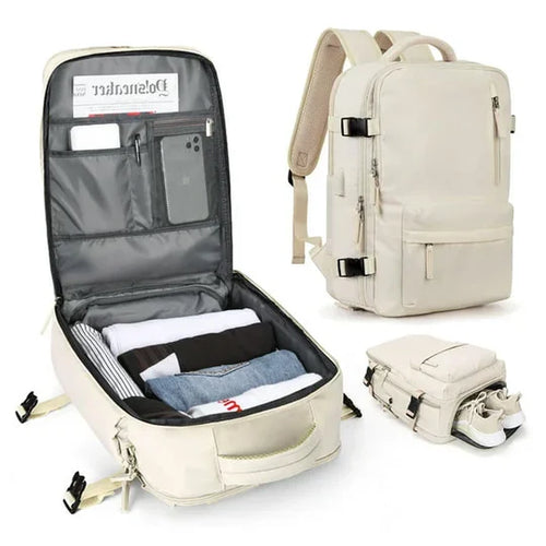 AquaTrek – Stylish Waterproof Backpack for Travel
