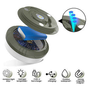 GlowTrail – Waterproof Stowable String Light for Outdoor Use
