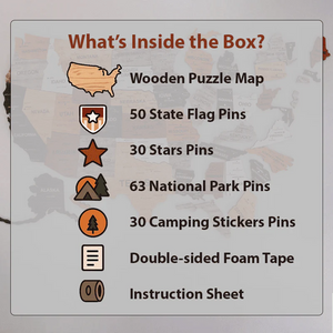 PuzzlePath  – Interactive Wooden Map Puzzle