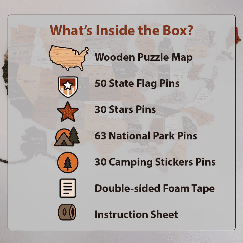 PuzzlePath  – Interactive Wooden Map Puzzle
