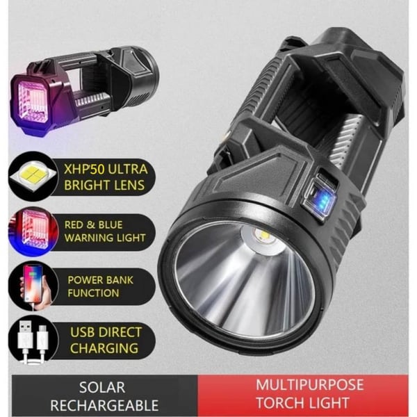 AquaTorch – Bright Waterproof Searchlight for Night Missions