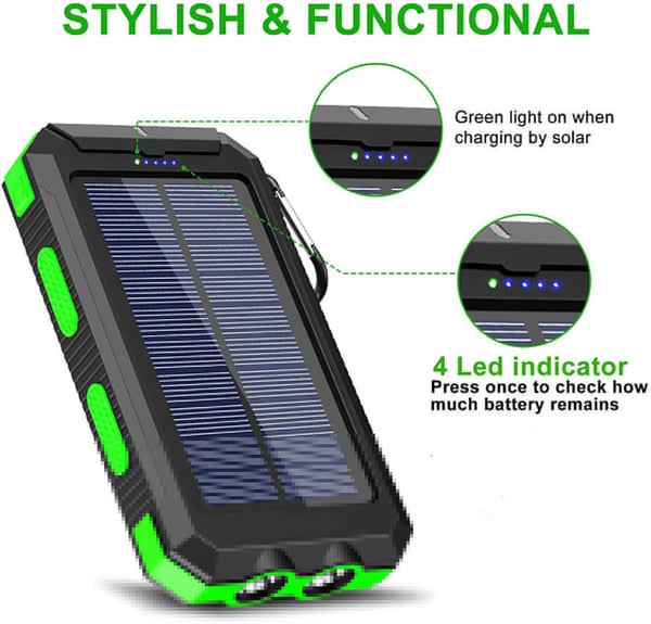 SolarCore – Rugged Waterproof Charging Power Bank