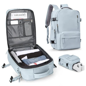 AquaTrek – Stylish Waterproof Backpack for Travel
