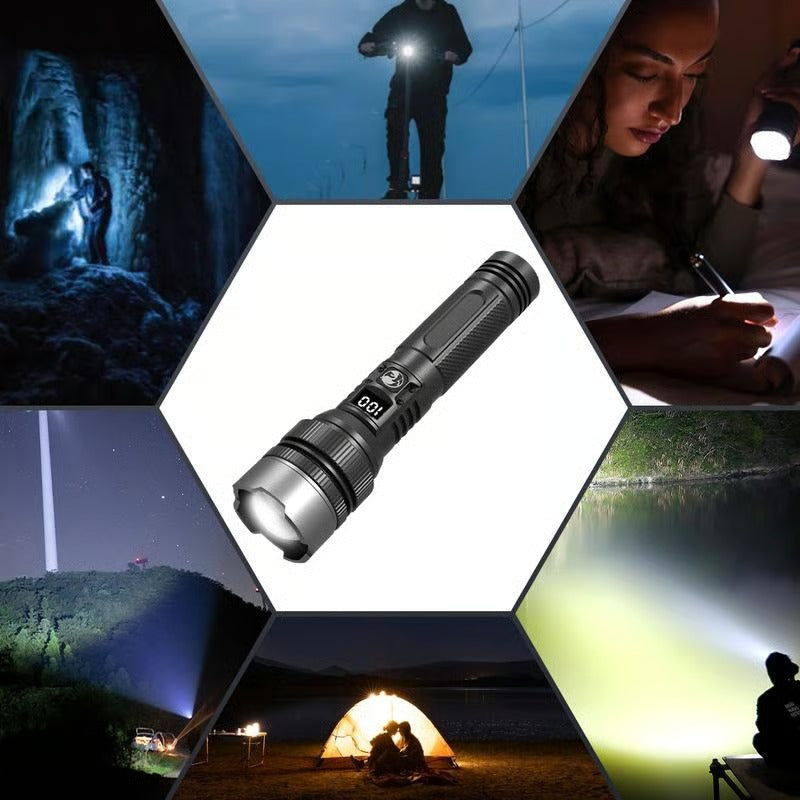 PowerLite – Bright LED Flashlight with Power Bank
