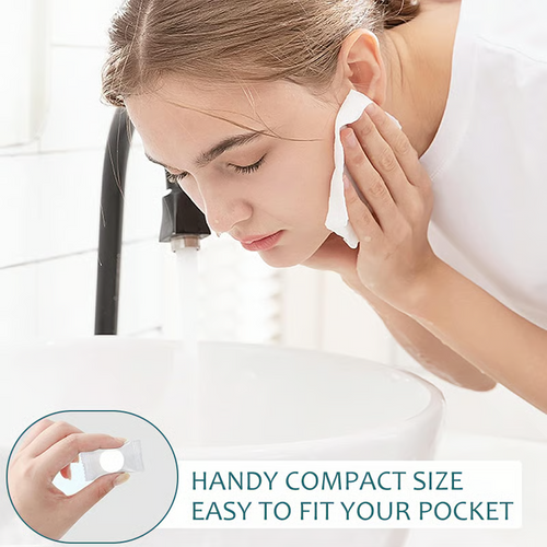 TowaLuxe – Premium Portable Cotton Towel Tablets