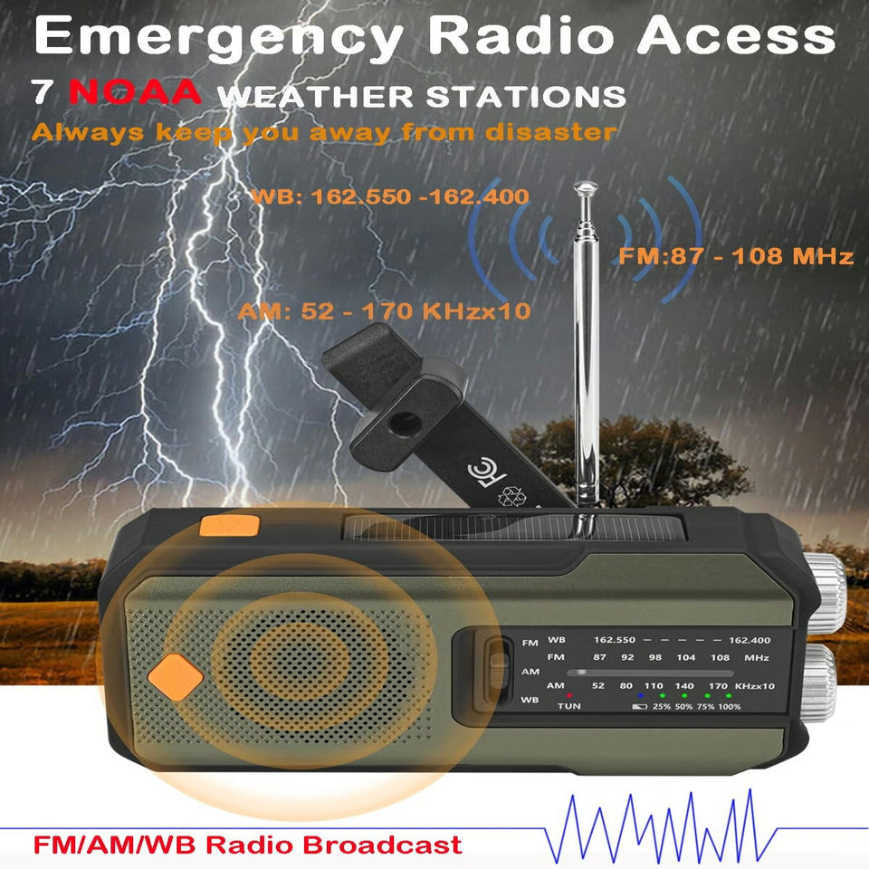 SolarTune | Hand-Crank Emergency Radio