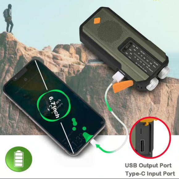SolarTune | Hand-Crank Emergency Radio