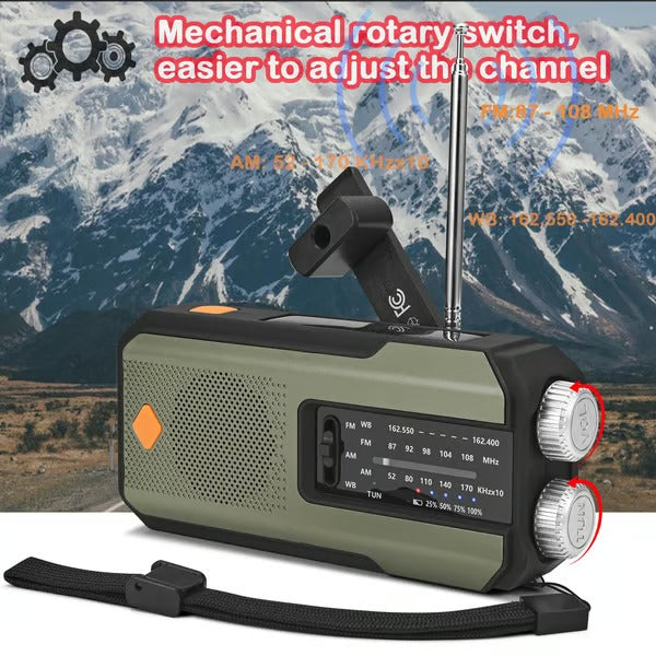 SolarTune | Hand-Crank Emergency Radio