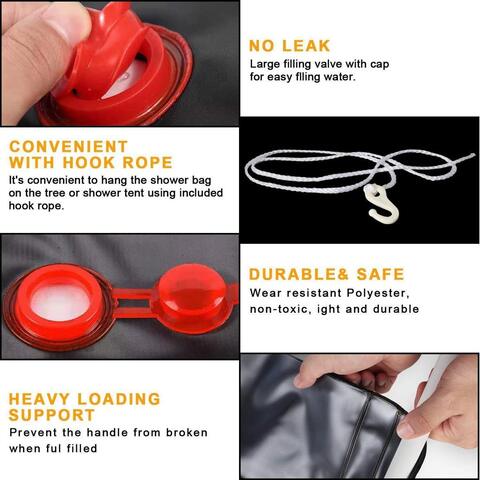 PORTABLE OUTDOOR SHOWER BAG