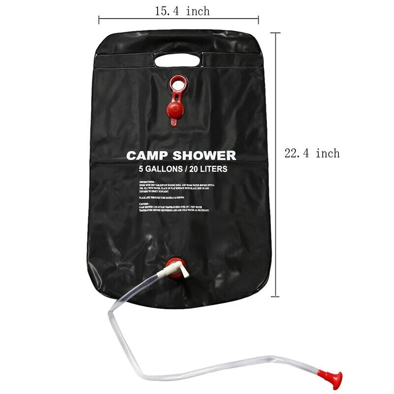 PORTABLE OUTDOOR SHOWER BAG