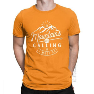 THE MOUNTAINS ARE CALLING T-SHIRT